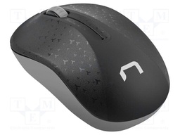 Optical mouse; black,grey; USB A; wireless; No.of butt: 3; 10m