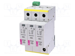 Surge arrester; Type 2; Poles: 3; 40kA; Uoper.max: 275VAC; -40÷70°C