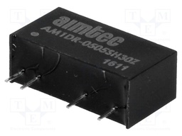 Converter: DC/DC; 1W; Uin: 4.5÷5.5V; 5VDC; Iout: 200mA; SIP7; 2.7g
