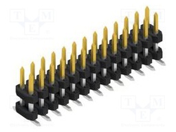 Connector: pin strips; pin header; male; PIN: 26; 2mm; SMT; 2x13