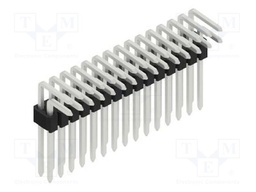 Connector: pin strips; pin header; male; PIN: 30; 1.27mm; THT; 2x15