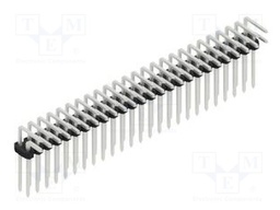 Connector: pin strips; pin header; male; PIN: 50; 2mm; THT; 2x25