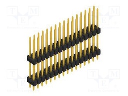 Connector: pin strips; pin header; male; PIN: 32; 2.54mm; THT; 2x16