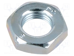 Nut; hexagonal; M10; steel; Plating: zinc; BN 1207; DIN 439B