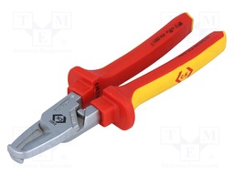 Pliers; insulated,cutting; for voltage works; 210mm