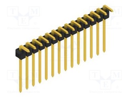 Connector: pin strips; pin header; male; PIN: 14; 2.54mm; THT; 1x14