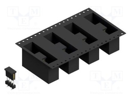 Connector: pin strips; pin header; male; PIN: 4; 2.54mm; SMT; 1x4