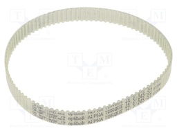Timing belt; T2.5; W: 8mm; H: 1.3mm; Lw: 245mm; Tooth height: 0.7mm
