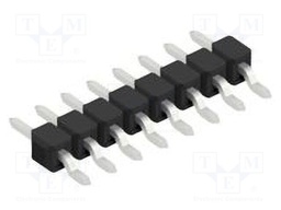Connector: pin strips; pin header; male; PIN: 8; 2.54mm; SMT; 1x8