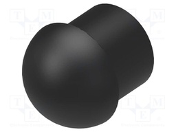 Stopper; polyamide; black; L: 14mm; -20÷100°C; Entrelec; Size: 22