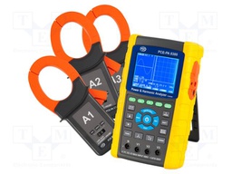 Meter: power quality analyser; LCD 3,7"; Øcable: 50mm; 0.2÷1200A