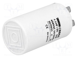 Capacitor: motors, run; 4.5uF; 450V; Ø35x60mm; -25÷70°C; ±5%; 3000h