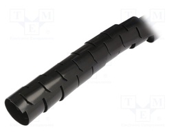 Spiral wrapping; ØBundle : 32mm; polyamide; black; L: 15m; A: 32mm