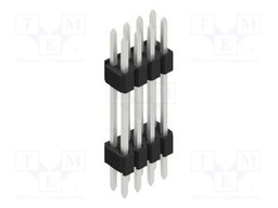 Connector: pin strips; pin header; male; PIN: 8; 1.27mm; THT; 2x4