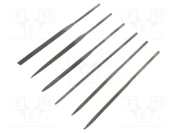 Kit: files; needle; Number of files: 6; case