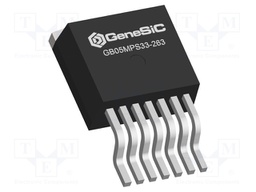 Diode: Schottky rectifying; SiC; SMD; 3.3kV; 5A; TO263-7