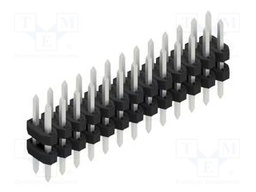 Connector: pin strips; pin header; male; PIN: 26; 2mm; THT; 2x13