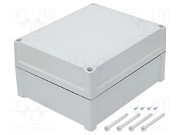 Enclosure: multipurpose; X: 239mm; Y: 289mm; Z: 147mm; TEMPO; ABS