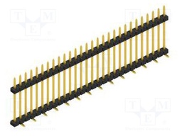 Connector: pin strips; pin header; male; PIN: 28; 2mm; SMT; 1x28