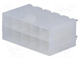 Socket; wire-board; male; MF42; 4.2mm; PIN: 10; THT; 7A; tinned