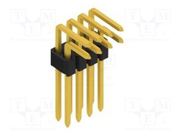 Connector: pin strips; pin header; male; PIN: 8; 1.27mm; THT; 2x4
