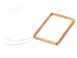 RFID antenna; 125kHz; Body dim: 38x58x3mm; Usable dim: 32x52x3mm