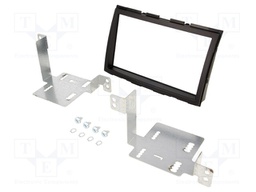 Radio mounting frame; Hyundai; 2 DIN; black