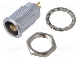 Connector: circular; Series: 0S; socket; male/female; soldering