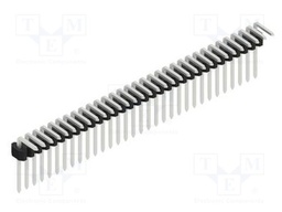 Connector: pin strips; pin header; male; PIN: 32; 1.27mm; THT; 1x32