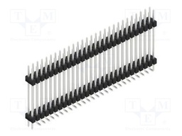 Connector: pin strips; pin header; male; PIN: 56; 2.54mm; SMT; 2x28
