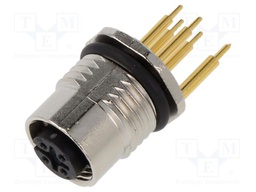 M12 plugs and sockets Socket; M12