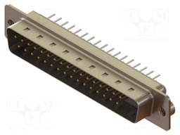 Connector: D-Sub; PIN: 37; socket; male; angled; THT; MHDD