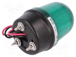 Signaller: lighting; green; Series: MFL; 10÷30VDC; IP65; Ø69x114mm
