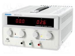 Power supply: laboratory; Channels: 1; 0÷18VDC; 0÷20A; Plug: EU