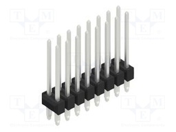 Connector: pin strips; pin header; male; PIN: 16; 2.54mm; THT; 2x8