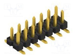 Connector: pin strips; pin header; male; PIN: 14; 2.54mm; SMT; 2x7