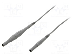 Connection cable; PVC; 2m; grey; 8A; 1kV; Cond.cross sec: 1mm2
