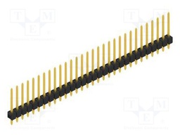 Connector: pin strips; pin header; male; PIN: 30; 2.54mm; THT; 1x30