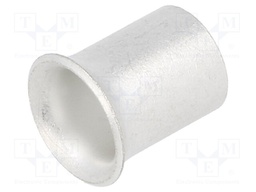 Bootlace ferrule; non-insulated; crimped; L: 10.5mm; Øint: 6.1mm