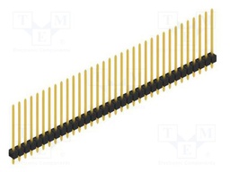 Connector: pin strips; pin header; male; PIN: 34; 2.54mm; THT; 1x34
