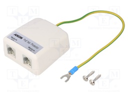 Arrester: for telecommunications networks; RJ45; 5V; 2.5kA