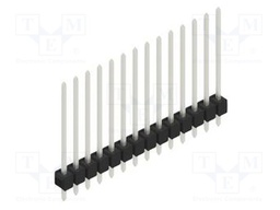 Connector: pin strips; pin header; male; PIN: 14; 2.54mm; THT; 1x14