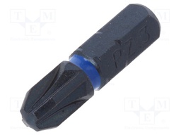 Screwdriver bit; Phillips; PH2; Overall len: 25mm; Torsion