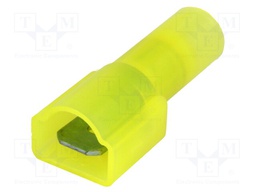 Terminal: flat; 6.35mm; 0.8mm; male; 3.3÷5mm2; crimped; insulated