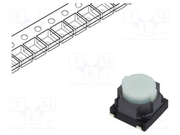 Microswitch TACT; SPST; Pos: 2; 0.02A/15VDC; SMT; none; 3.5mm; round