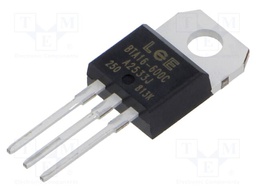 Triac; 600V; 16A; TO220AB; Igt: 25mA; Ufmax: 1.55V