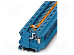 Splice terminal: rail; UT; PA; terminals: 2; W: 6.2mm; H: 57.8mm