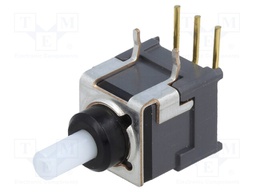 Switch: push-button; Pos: 2; SPDT; 0.4A/28VAC; Leads: for soldering