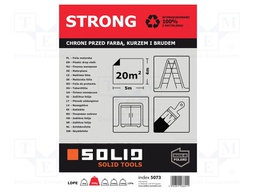 LDPE film; L: 5m; Width: 4m; translucent; STRONG