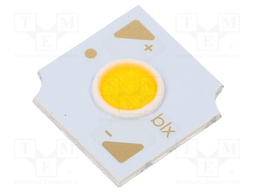 Power LED; COB; white warm; 120°; 350mA; P: 6.4W; 12.5x12.5x1.63mm